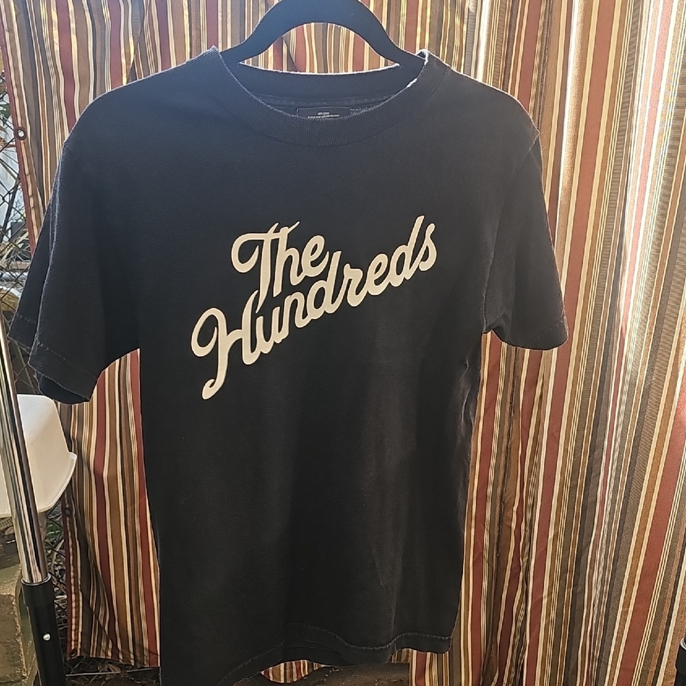 The Hundreds Black Short Sleeve Tee Graphic Design